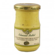 French Green Peppercorn Dijon Mustard- 7.4oz - (Pack of 12)