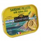 Lightly Smoked French Sardines Fillets in Extra Virgin Olive Oil with Lemon Slice - (Pack of 3)
