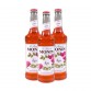 Premium Gourmet French Rose Syrup - 25.4oz - (Pack of 3)