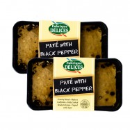 Country Style Pate with Black Pepper - 7oz - Set of 2 Terrines